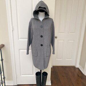 🖤NWT Cozy Hooded Knit Button Front Long Cardigan Sweater 🖤
